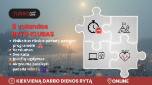 Kiekviena diena gali prasidėti kitaip. 6val. ryto klubas – tai vieta, kurioje disciplina tampa įpročiu, o bendruomenė padeda siekti daugiau. Čia sujungiame penkias temas, kurios kuria pagrindą tvirtam gyvenimui ir verslui: tikslai, sveikata, verslumas, aktyvumas ir įpročių formavimas.Tai nėra dar viena „rytinės motyvacijos grupė“. Tai – įpročių inkubatorius, kuriame kuriame realius pokyčius kartu.